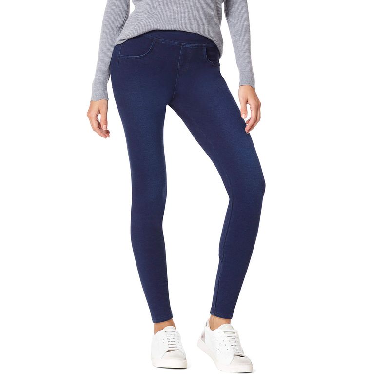 Hue Womens Ultra Soft High Waist Denim Leggings : : Clothing,  Shoes & Accessories