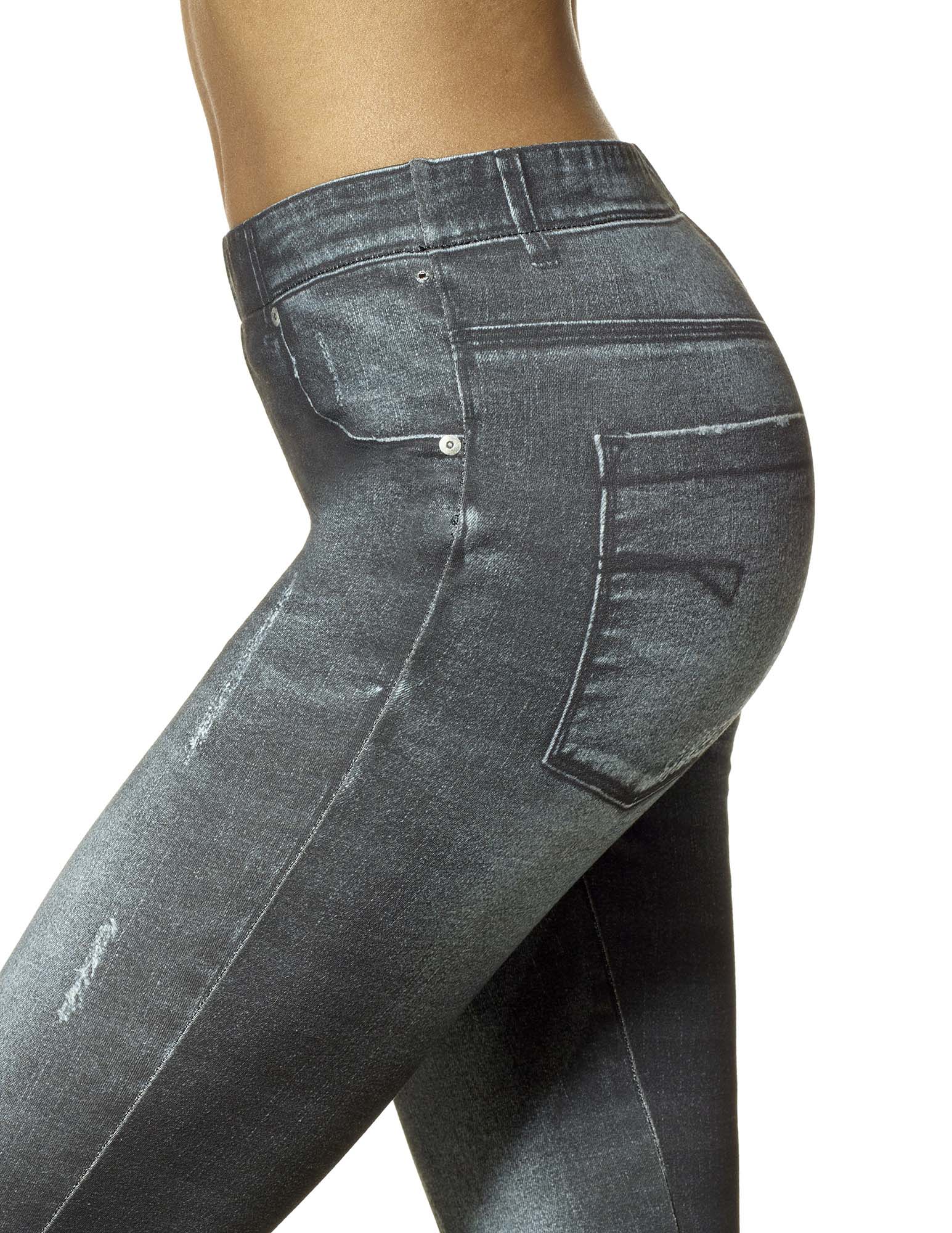 HUE Utopia denim jean leggings M NWOT!  Denim fashion, Leggings fashion,  Dressy jeans
