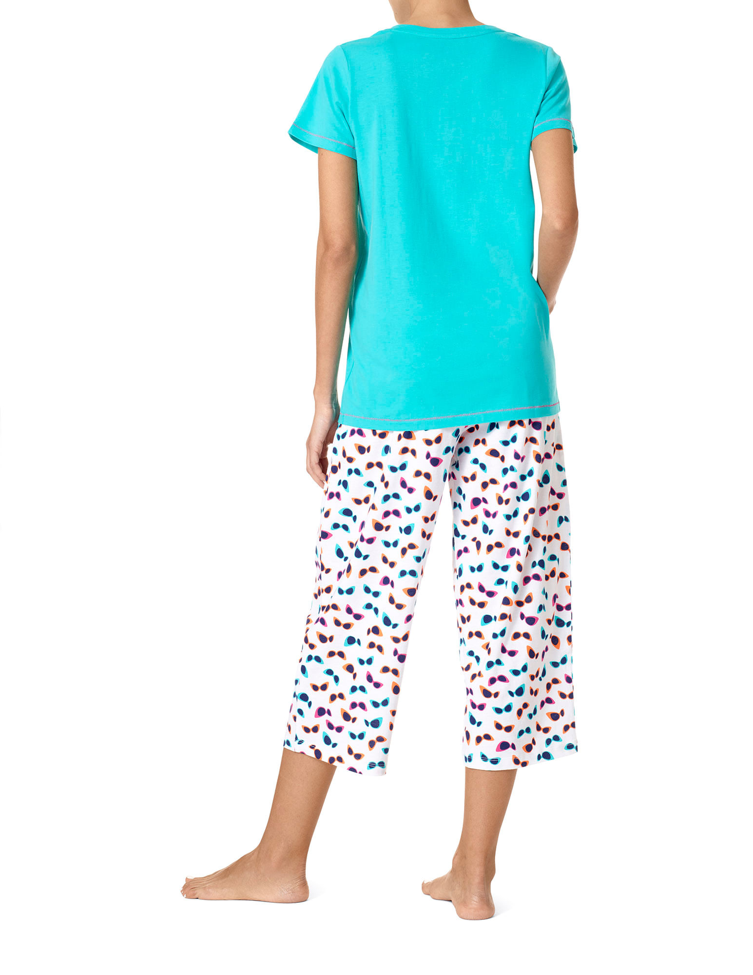 100% Cotton Capri Pajama Set