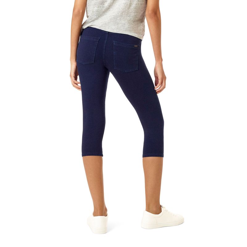 Denim capri jegging